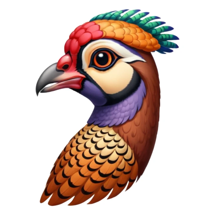 ring-neck pheasant sticker