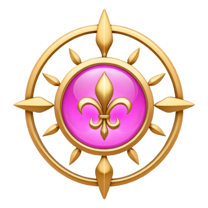 Pink gold spirituality sticker