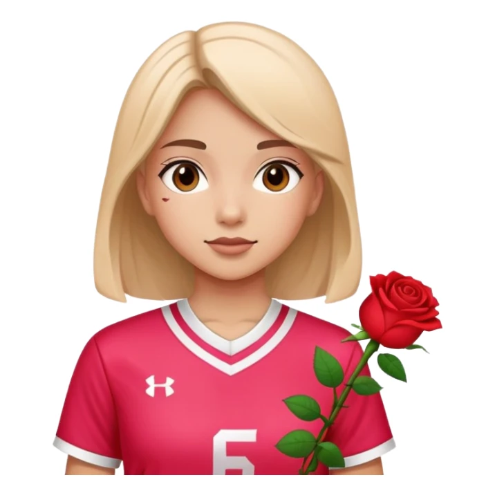 Sport rose Girl  sticker