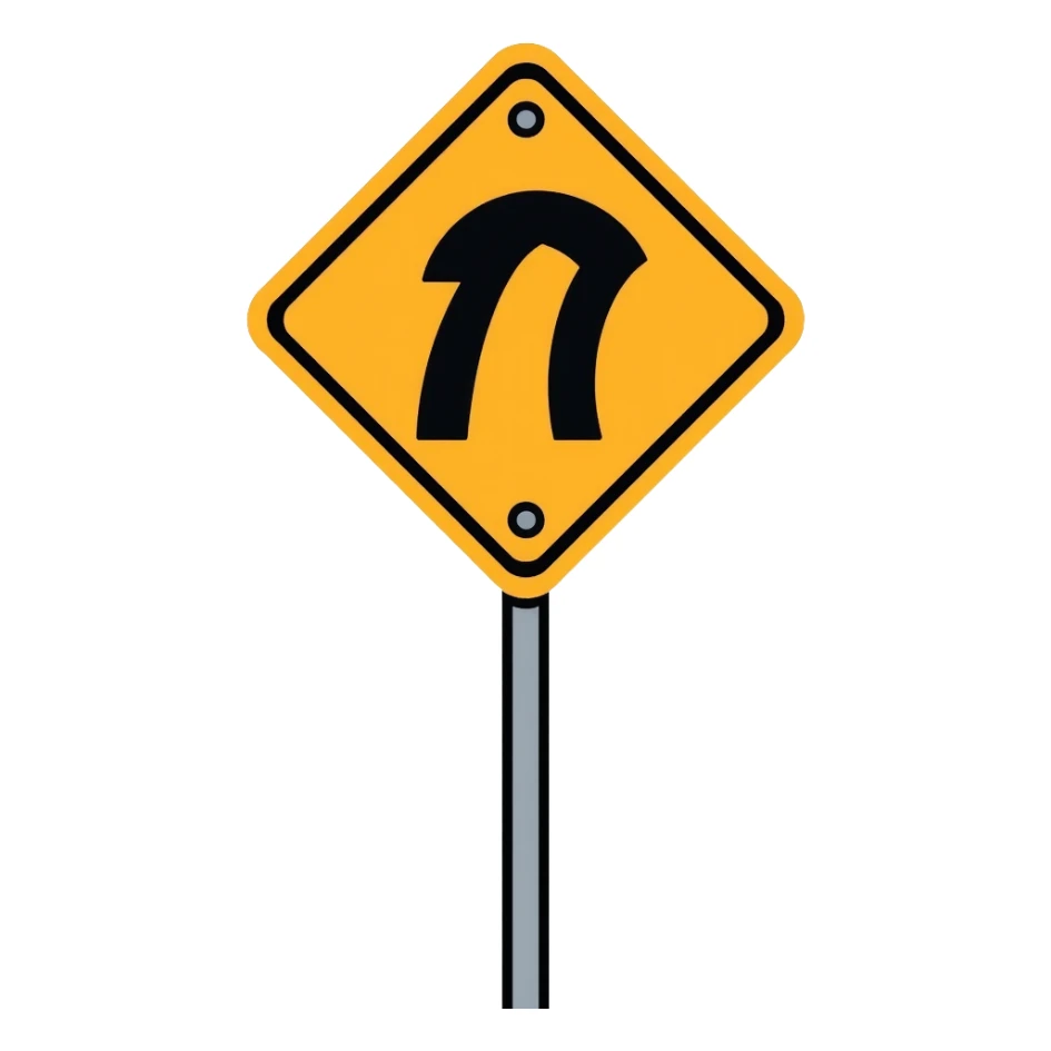 highway road sign sticker