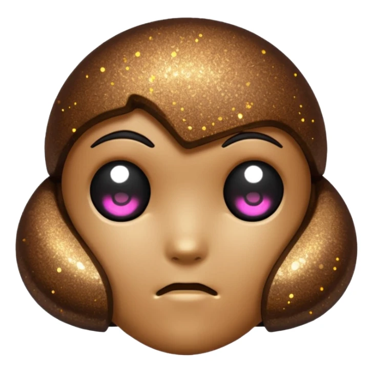 glitter poops brown cyberpunk sticker