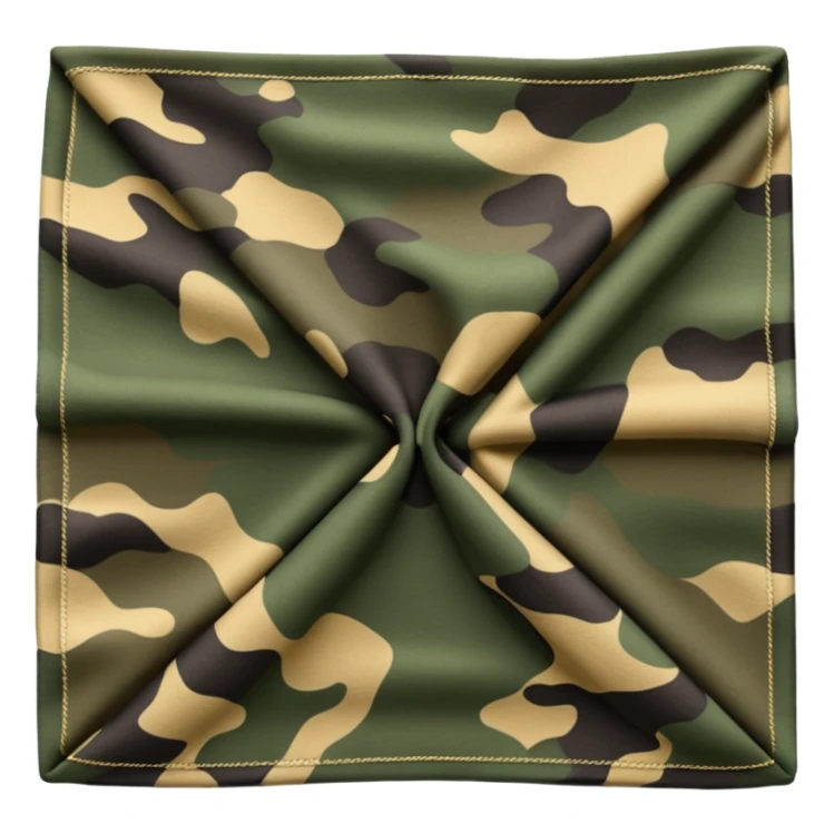 forrest camouflage bandana sticker