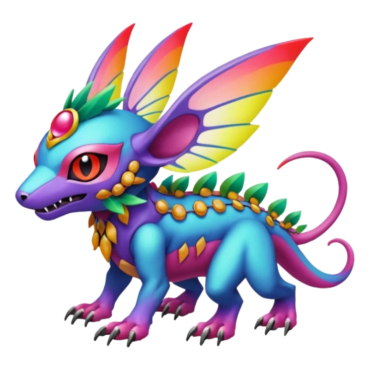 Fakémon-Pokémon-Spectrobes-Digimon-critter-fantasy-hybrid-creature  sticker