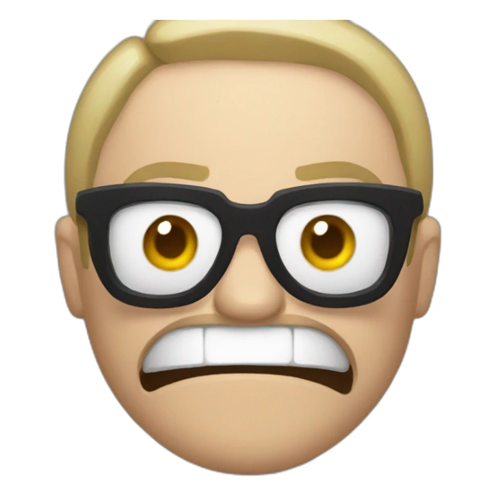 omega angery sticker