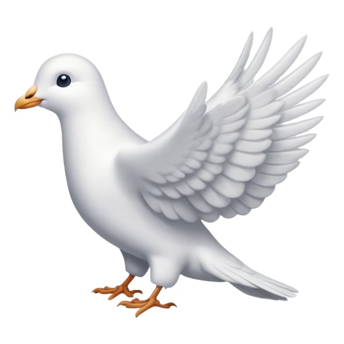 paloma blanca de la paz  sticker