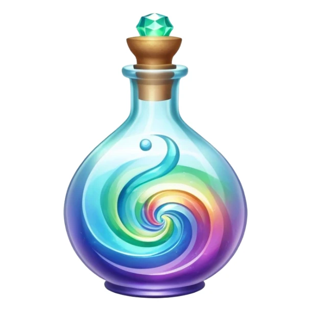 Crystal energy potion sticker