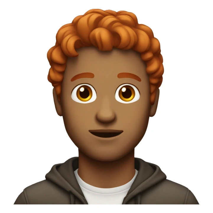 30 years old, male, red hair sticker