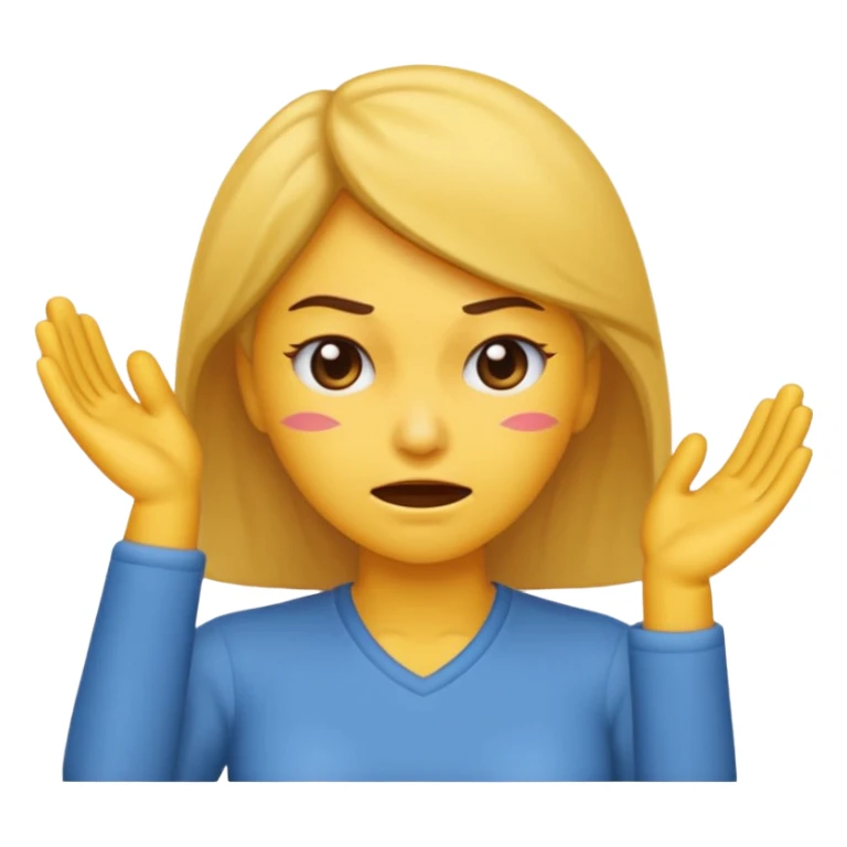generate an emoji of a woman head smacking herself sticker