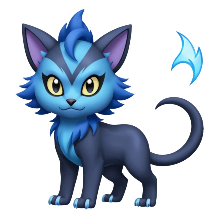 Luxray-Purrloin-Absol-Dewott-fusion sticker