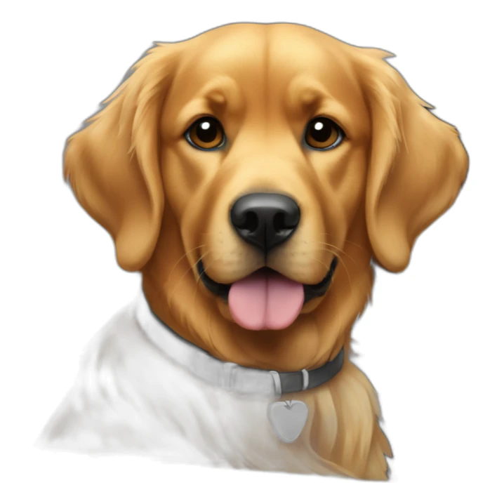 Golden retriever and rottweiller in black cabriolet sticker