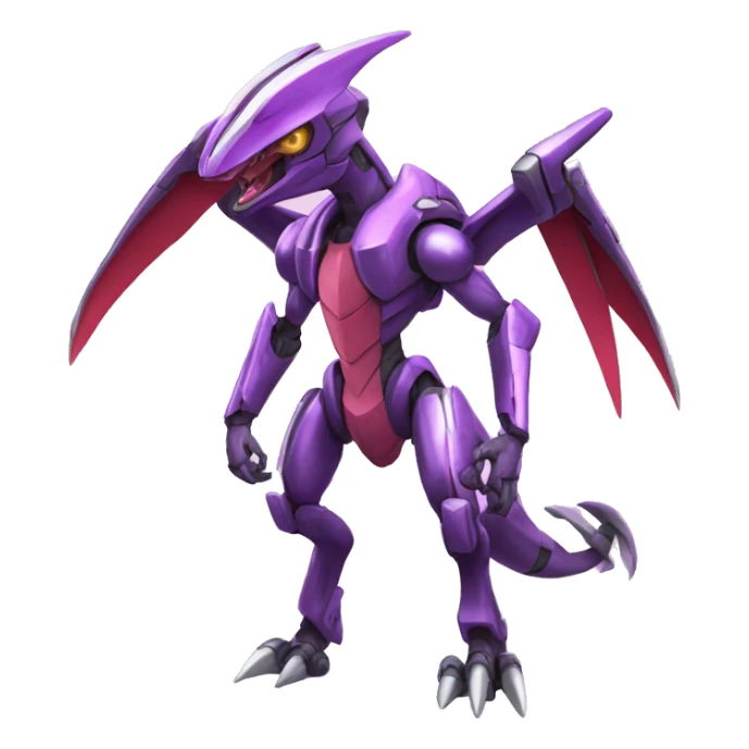  cool edgy shiny colorful Palkia-Genesect-Raptor full body sticker