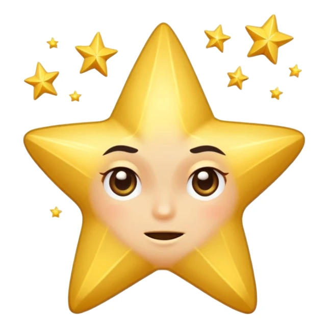 shooting star emoji with a smirk and one eyebrow raised, unimpressed, sarcastic frustration about existence sticker