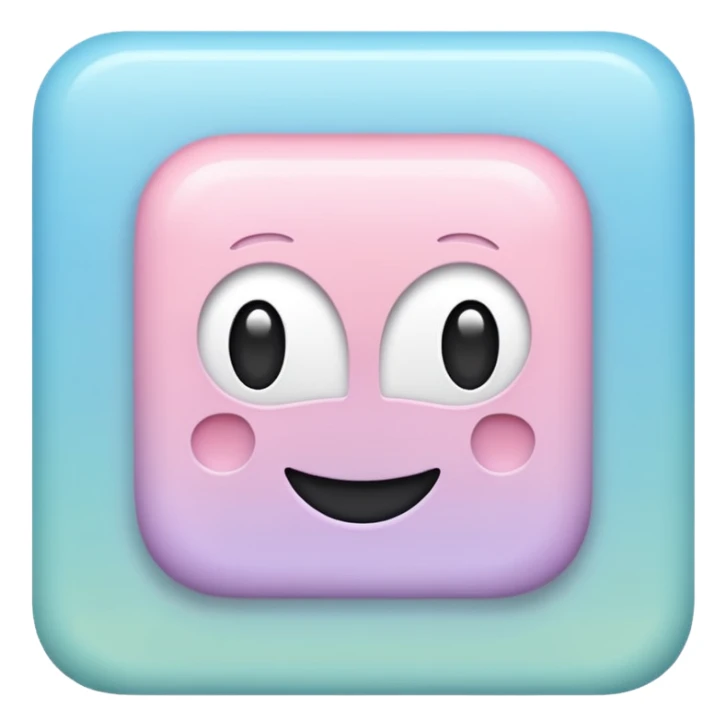 a square in which is good written in it also fill the background with pastel blue color sticker