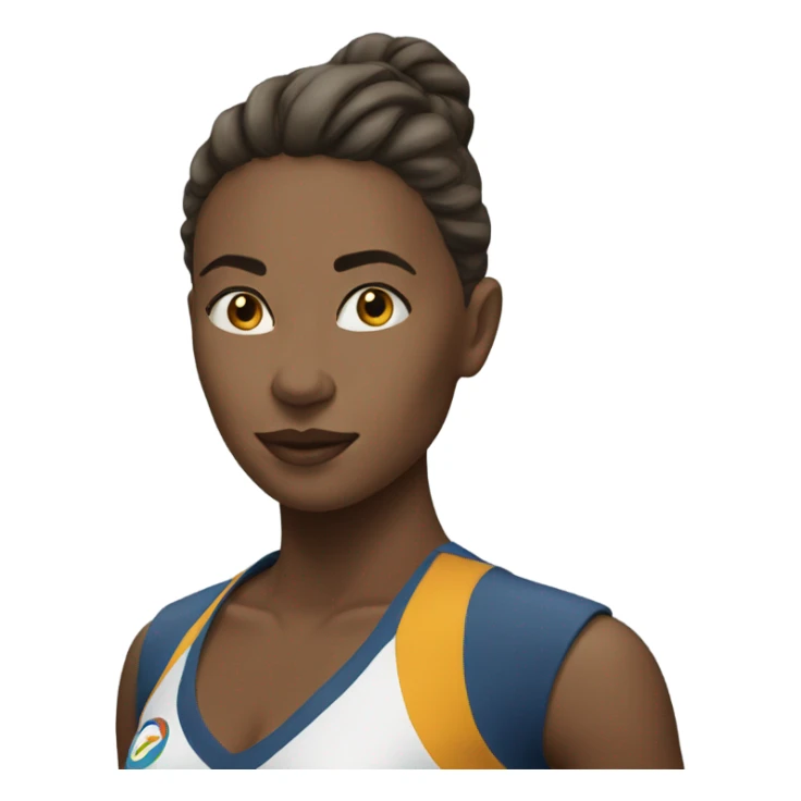 A woman champion sticker