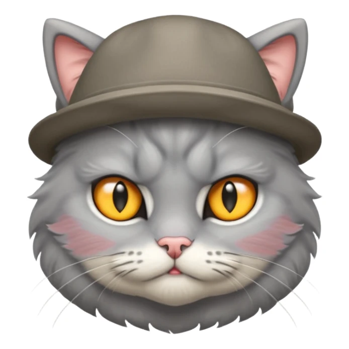 Angry kitty waiting for an hour at the bmv sticker