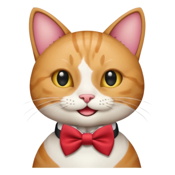 pisica care celebreaza si are cravata e fericita rau sticker