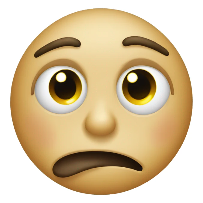 Emoji with snot coming out of nose sticker