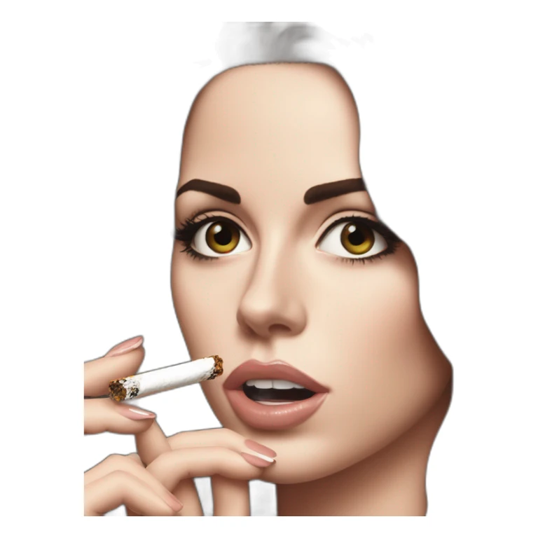 Lana del rey charismatic holding her cigaret sticker