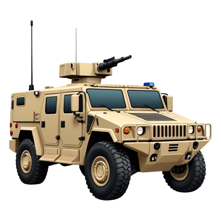 Joint Light Tactical Vehicle (JLTV) - Oshkosh (sand colour) sticker