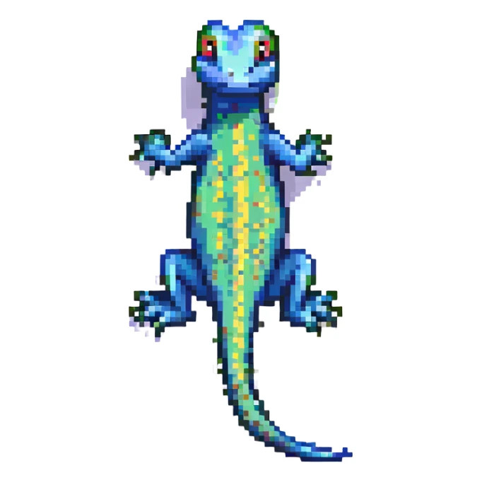 a gecko sticker