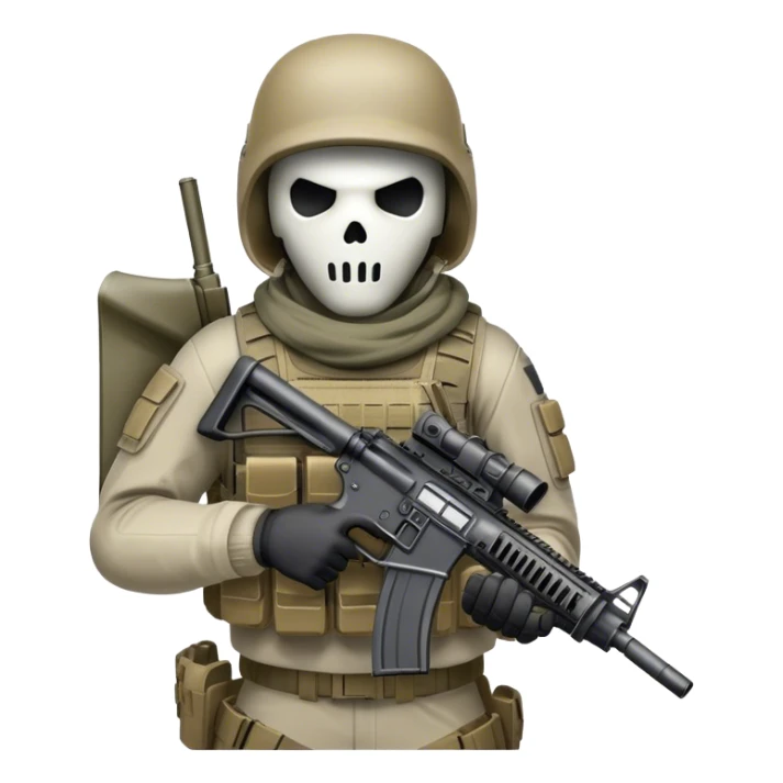 call of duty ghost with M4 sticker