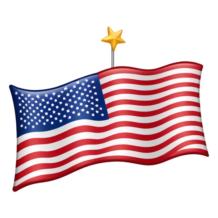 upside down American flag with stars and stripes visible sticker