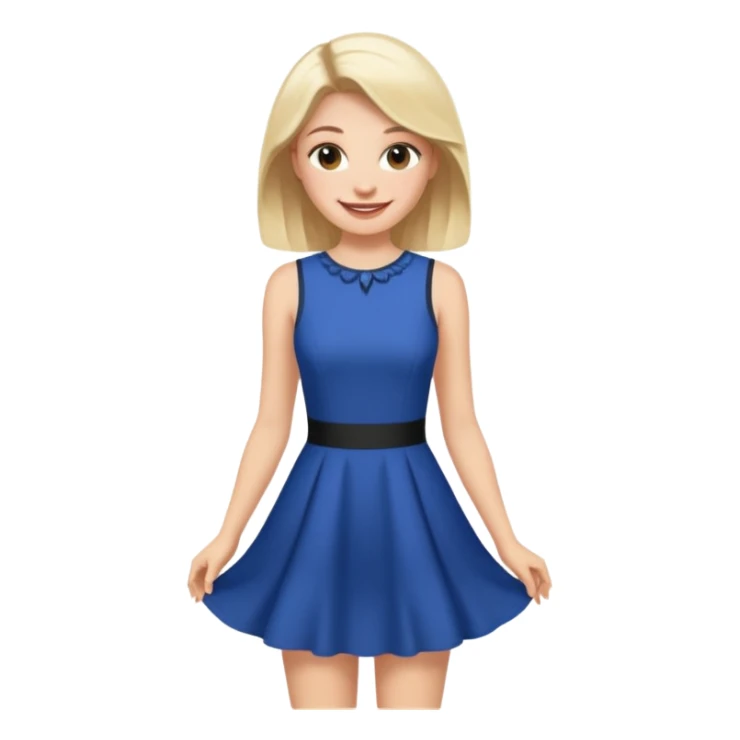 can you make holly from stranger things but in a short dress sticker