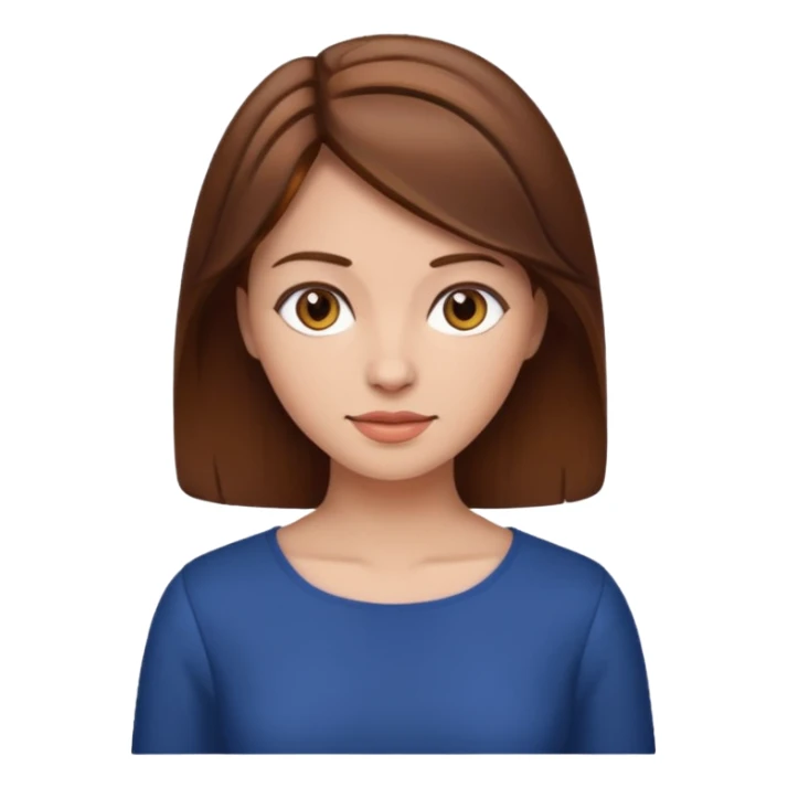  woman body brownhair sticker