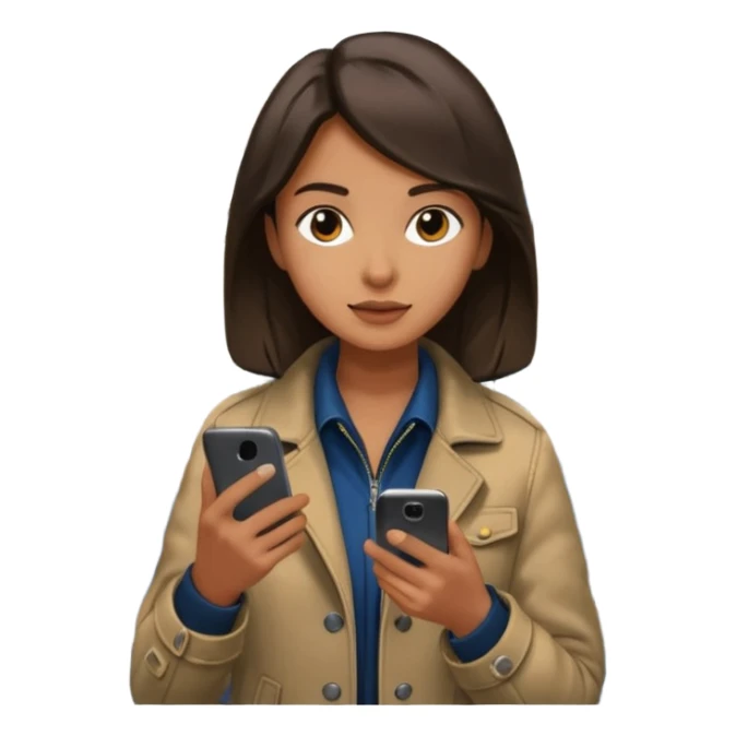 Rider with phone,Metro Riders, inside metro train, no transparent, with background,full image , negative transparent, positive background. sticker