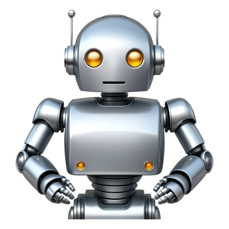 classic robot sticker