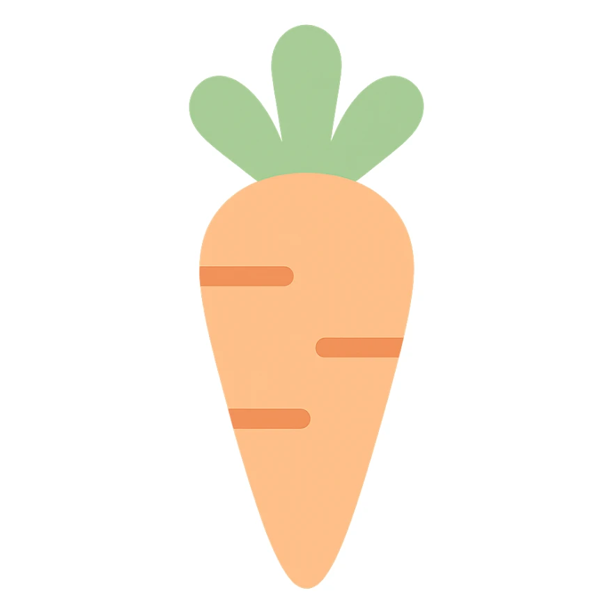 carrot pastel colors sticker