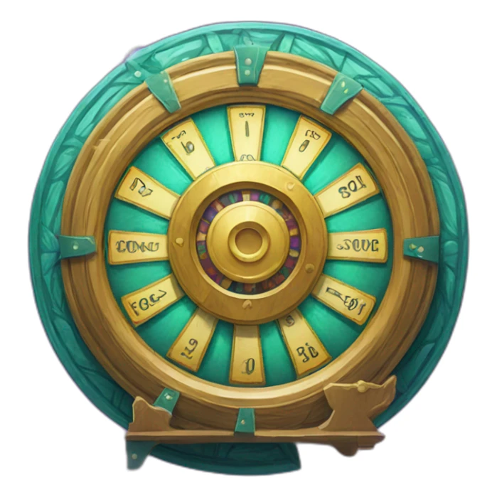 wheel of fortune tarot card sticker