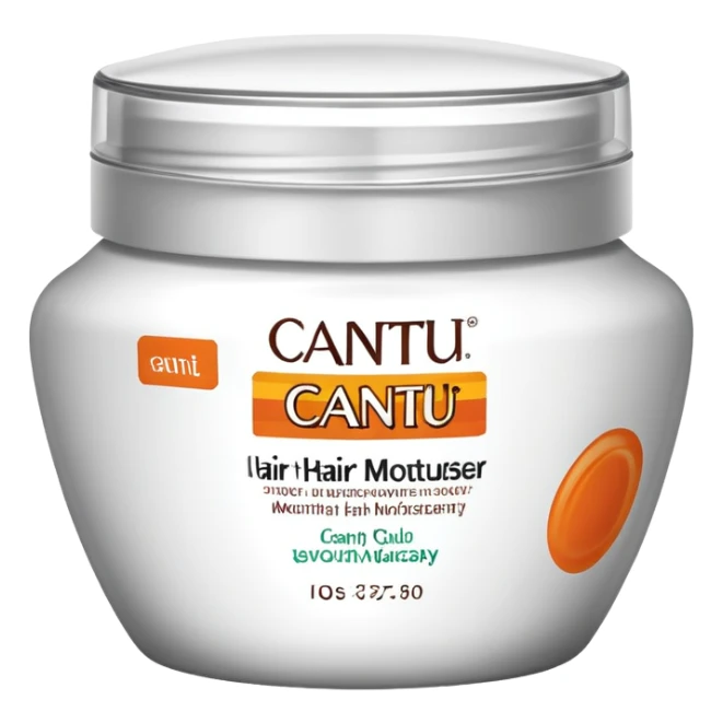 Jar of Cantu Hair Moisturiser.  sticker