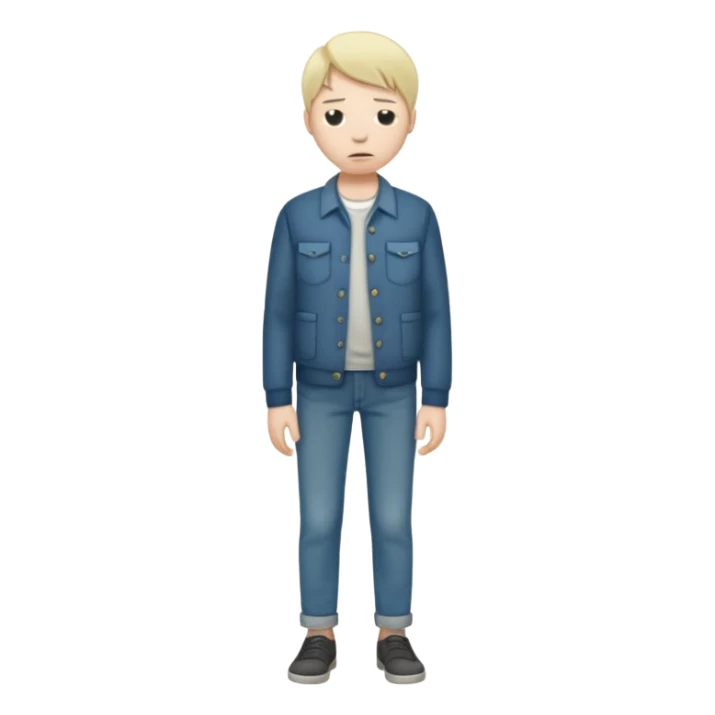 person taking out their pockets with no money sticker