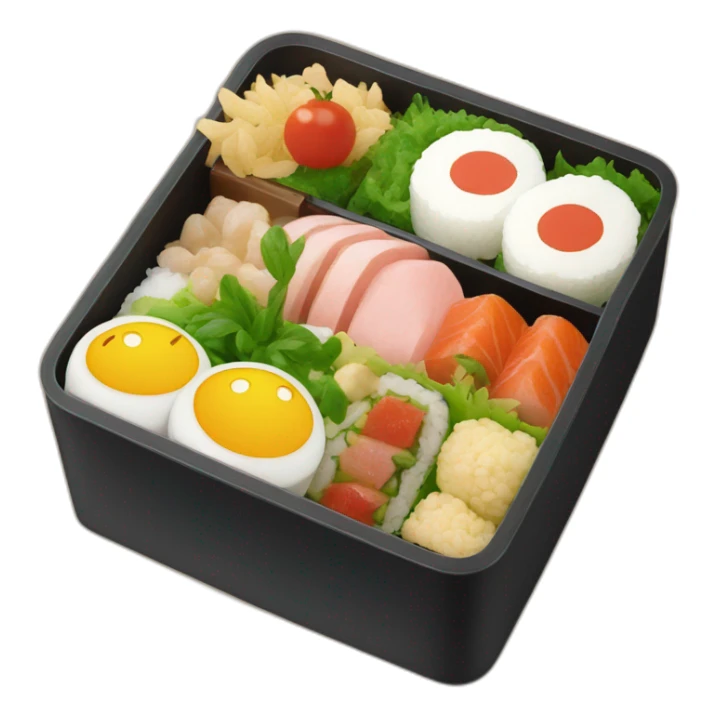 bento box on the theme of Hauru no ugoku shiro sticker