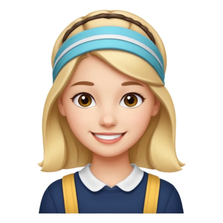 Preppy trendy oink girl sticker