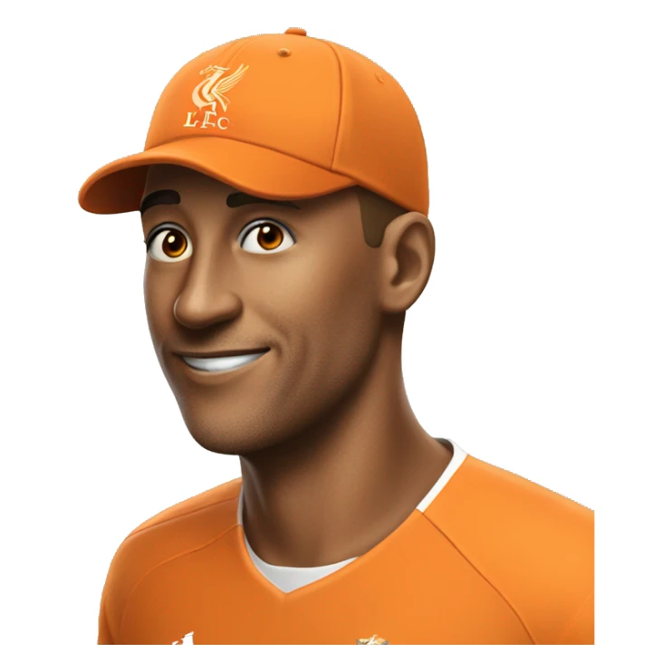 Orange cap with Name LFC REUNION 2024 sticker