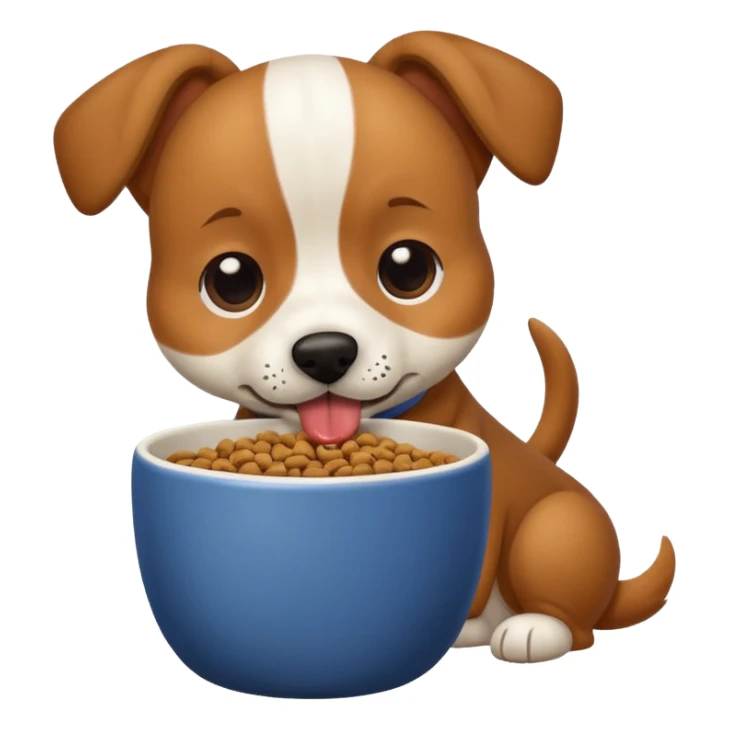  Cup and dog and food sticker