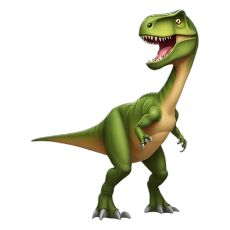 tyrannosaurus Rex with long arms sticker