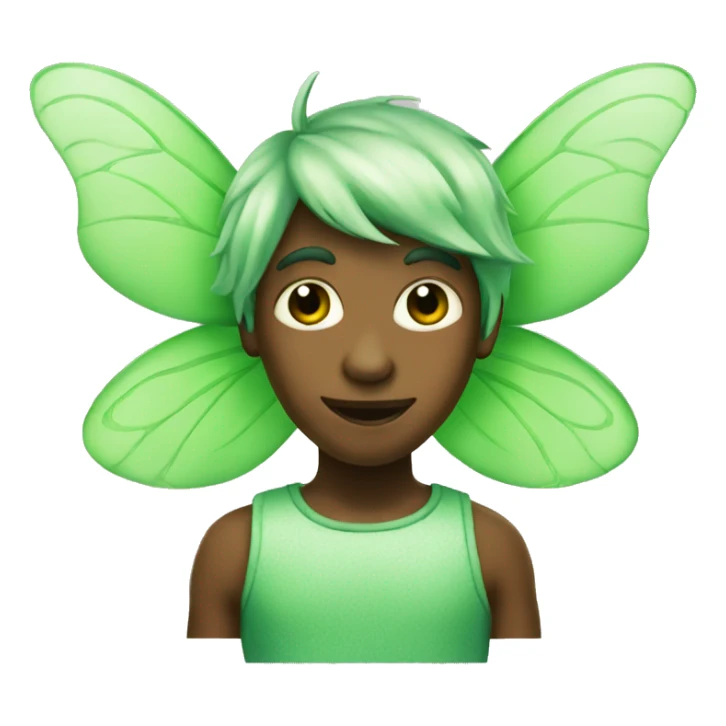 Boy Green Fairy sticker