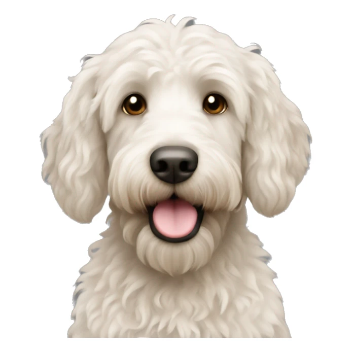 Labradoodle white sticker