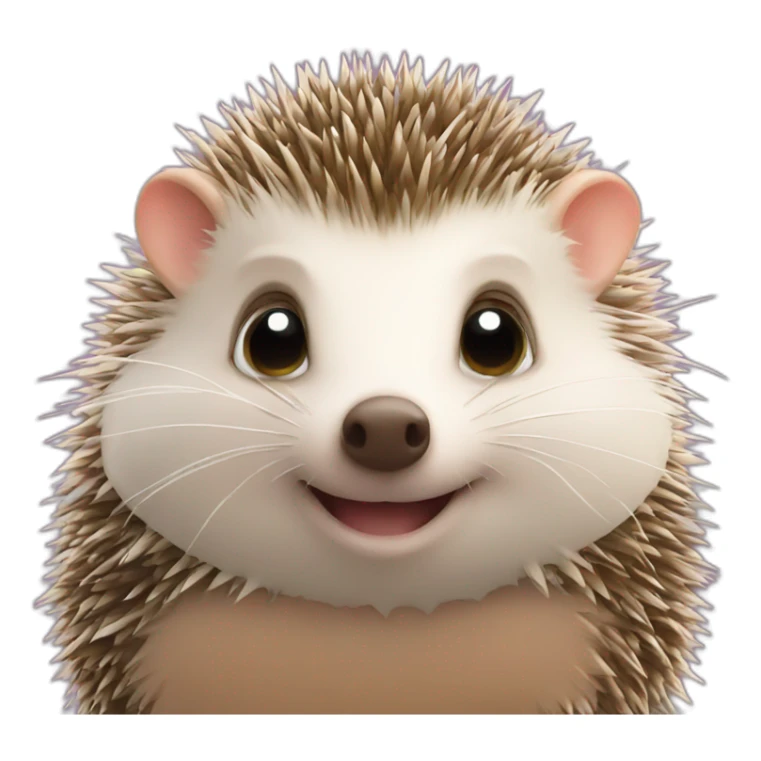hedgehog-kiss sticker