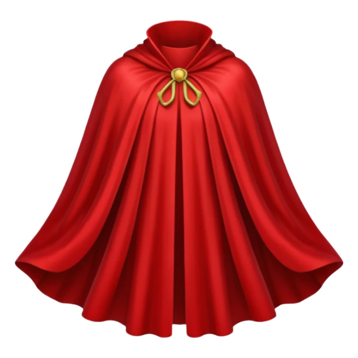 completely red cape sticker