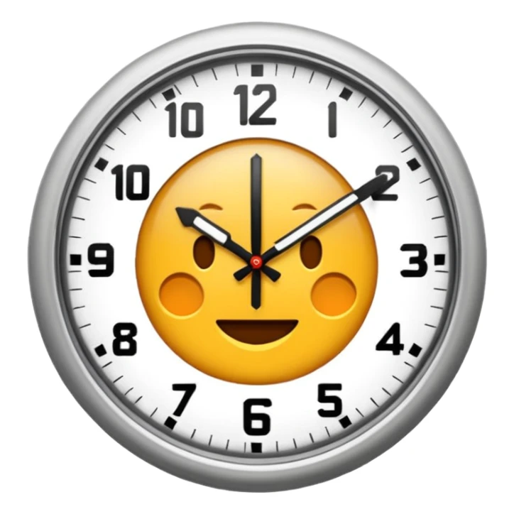 Un reloj sonando al estilo andrez garza sticker