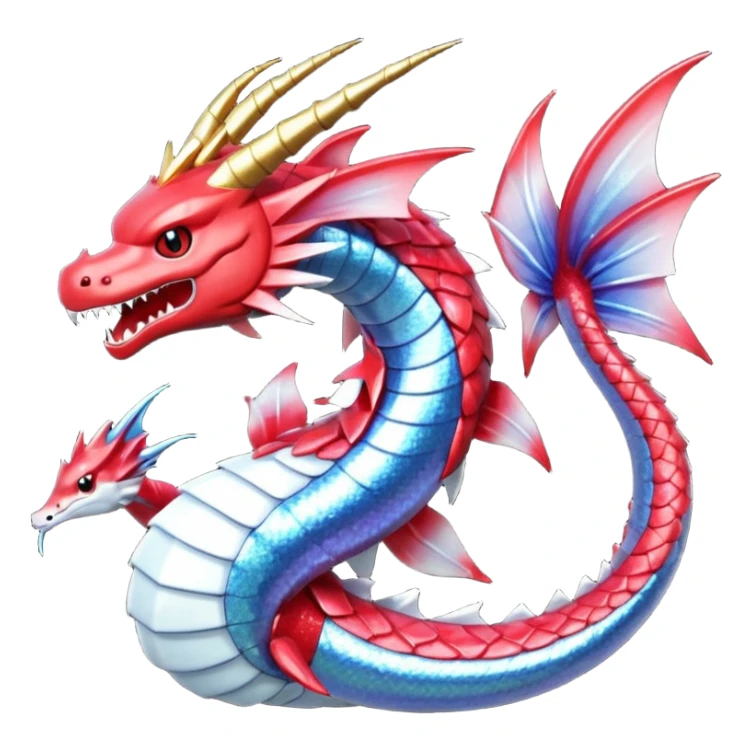 glitter pokemon gyarados sticker