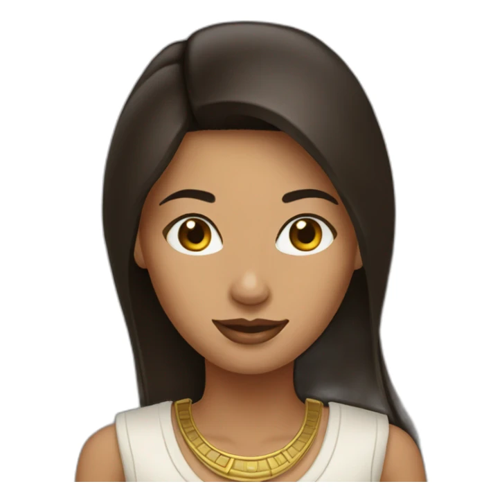 Egiptian woman brunette sticker