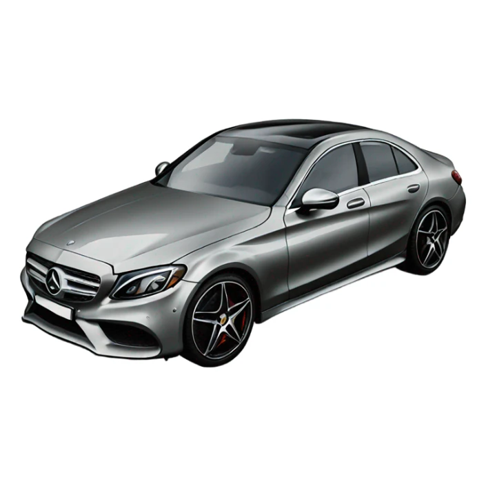 Mercedes amg C300 car sticker