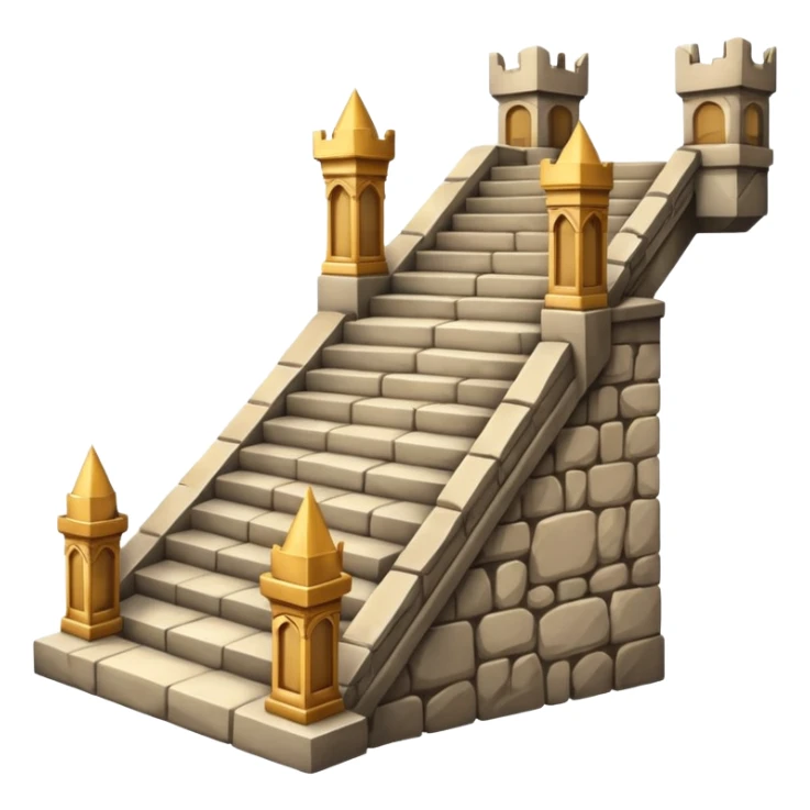 the royal castle stairs sticker