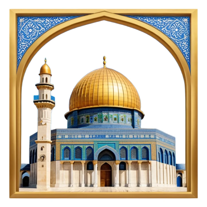 Dome of the rock, Palestine sticker