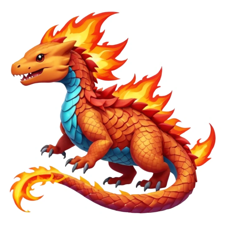 Cyclizar-Crocalor-Pokémon-Fusion  sticker